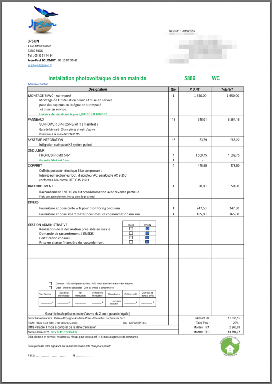 obtenez rapidement un devis photovoltaïque personnalisé pour votre installation solaire. comparez les offres, bénéficiez des meilleurs tarifs et faites des économies d'énergie en toute simplicité.